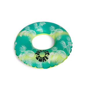 Justice Teal Ombre Palms Tube Pool Float 39"